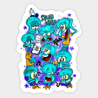 Squidward Tentacles Sticker